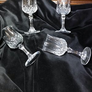 Cristal D'Arques Longchamp Cordial Glasses